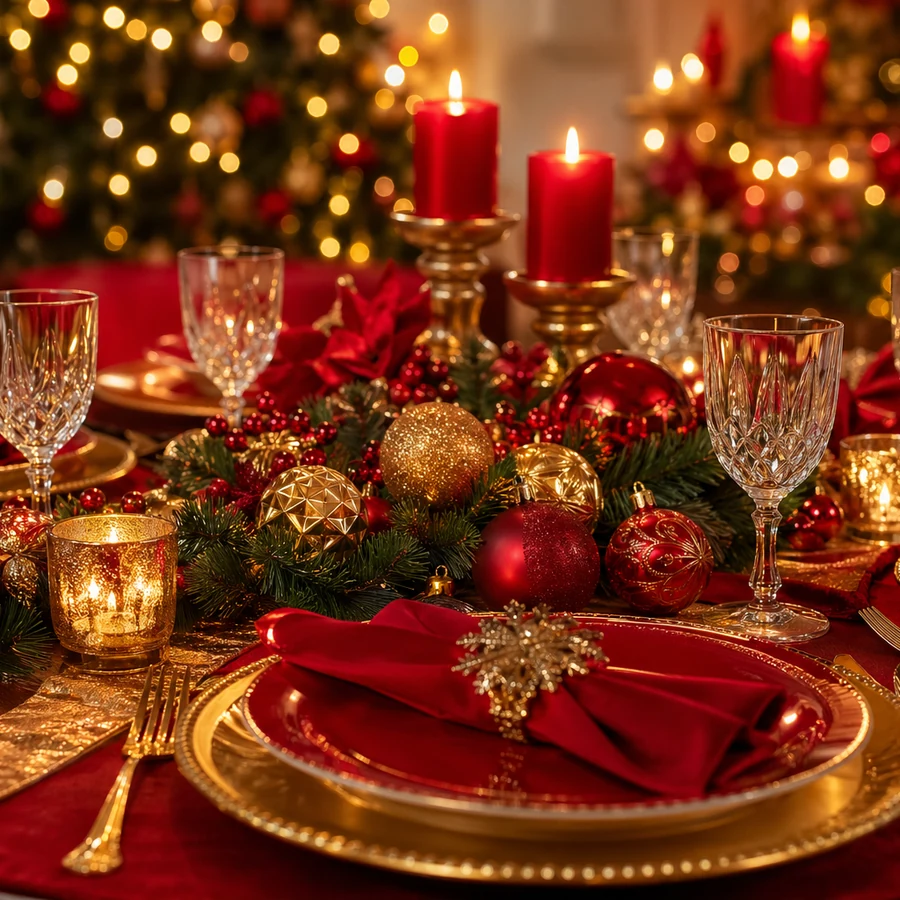 Table festive Noël Excelsa
